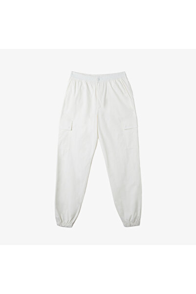 Lacoste Kadın Jogger Beyaz Pantolon