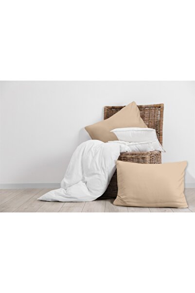 Evim 100% Cotton Akfil Cappucino Pillow Case Set of 2 - 50X70 cm