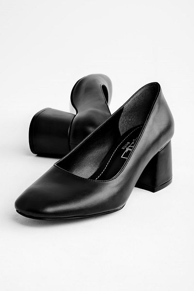 Lal Shoes & Bags Pantofi cu toc Modi pentru damă, vârf toci-negru