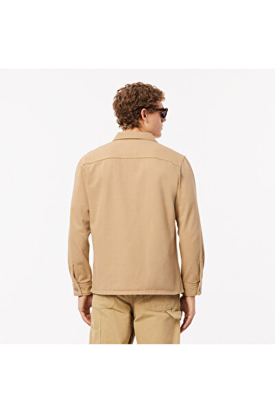 Lacoste Erkek Oversized Fit Kahverengi Gömlek