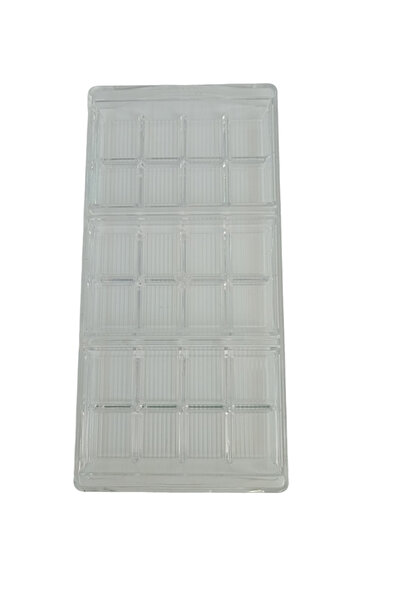 Genel Markalar DUBAİ ÇİKOLATA KALIBI 3 BÖLMELİ 27X13 CM APSAL