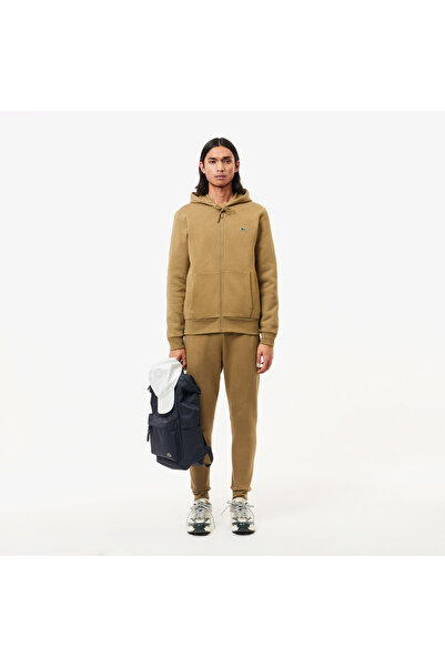 Lacoste Slim Fit Organik Pamuk Erkek Kahverengi Eşofman Altı