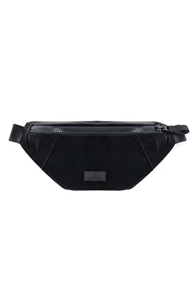 Colorful Stello Double-Sided Waist Shoulder Bag Nova Fabric Khaki - Black