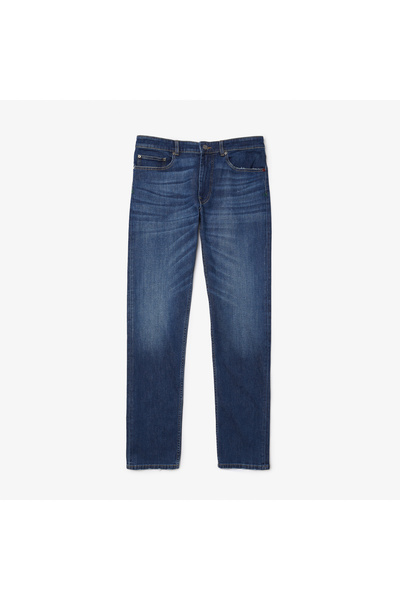 Lacoste Erkek Slim Fit Denim Koyu Mavi Pantolon