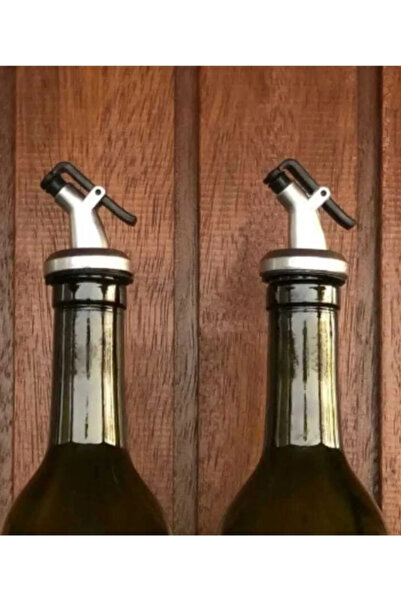 Trend Home Life 2 li Gümüş Zeytinyağı  Sıvıyağ Başlık Yağdanlık Tıpası Yağdanlık Başlığı