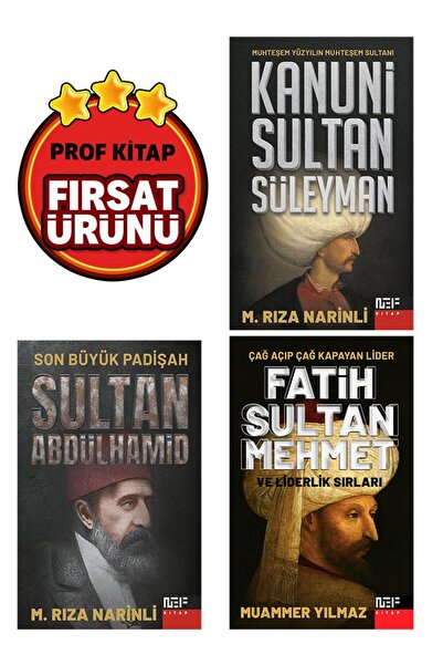 Nef Kitap Padişahlar Seti - 3 Kitap