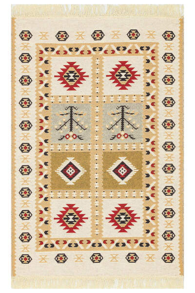Eko Halı Ar 28 Red - Arya - Yıkanabilir Çift Taraflı Modern Desenli Dokuma Kilim