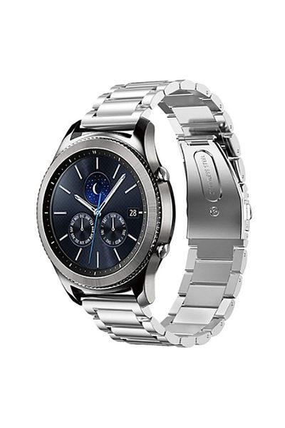 Alstrap لساعة هواوي GT5/GT4/GT2e/GT2 Pro/GT3/GT3 Pro/Watch 3/3 Pro - 46 ملم سوار معدني من الفولاذ المقاوم للصدأ 22 ملم