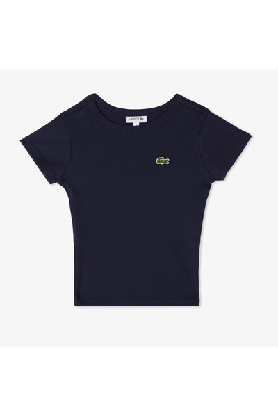Lacoste Çocuk Bisiklet Yaka Lacivert T-Shirt