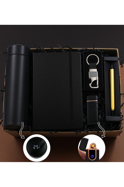 vegahediye v vega Premium Seti ( Dereceli Termos & USB Çakmak & Defter & Anah...