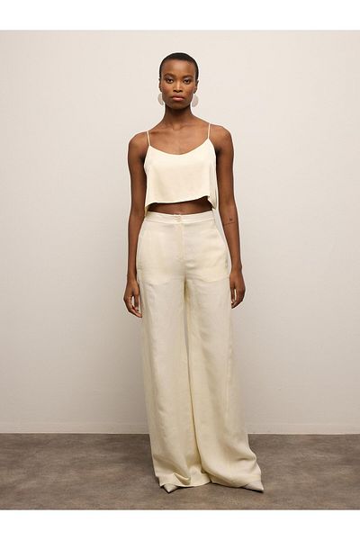 BAQA Pocketed Spanish Leg Trousers