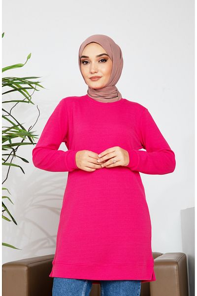 sefamerve Φούξια Gipeli Camisole Tunic - 9091-01