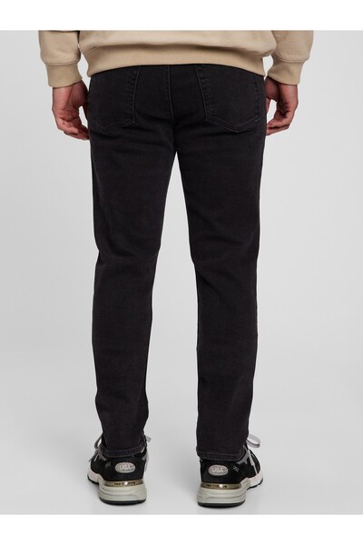 GAP Erkek Siyah GapFlex Washwell™ Skinny Jean Pantolon