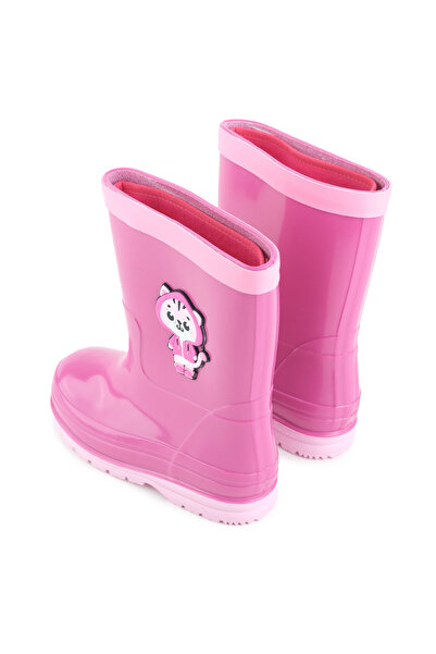 GEZER Girl's Winter Waterproof Rain Boots with Removable Additional Socks