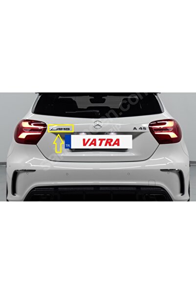 EDEXPORT Mercedes 2013-2016 A45 Uyumlu A45 ve AMG Krom Bagaj Yazısı