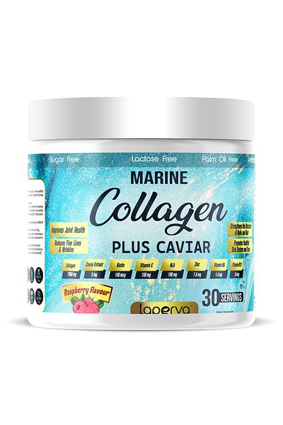 Laperva Triple Marine Collagen with Caviar, Raspberry, 270 Gm