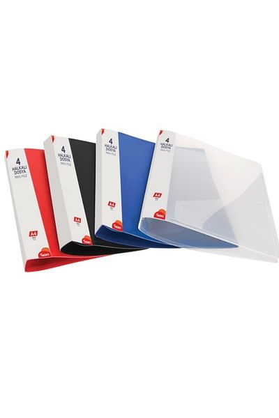 Noki Ring File 4 Ring A4 Red Rb514-080