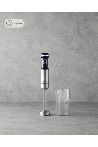 English Home Elb 3001 - Black-Chrome Hand Blender with 4 Blades
