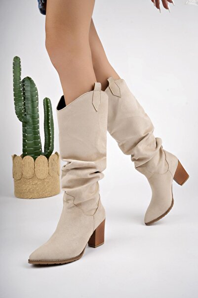 MUGGO Ilkn05 Γυναικείες Μπότες Cowboy