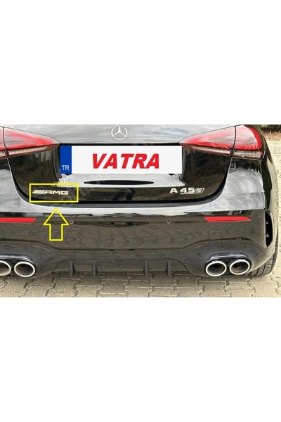 EDEXPORT Mercedes 2020-2023 A45S Uyumlu AMG Krom Bagaj Yazısı