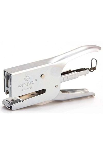 Kangaro Clamp Type Stapler 24/6 Metallic Gray HP-435