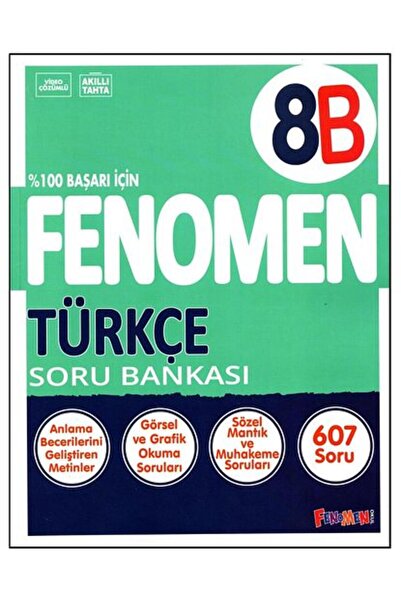 Fenomen Yayıncılık Fenomen 8. Sınıf Lgs Türkçe Soru Bankası (B)