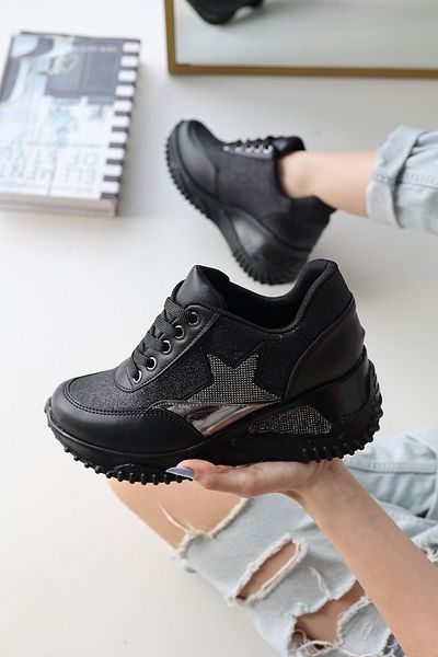 LEYDİ SHOES Lecce Black Stone Sports