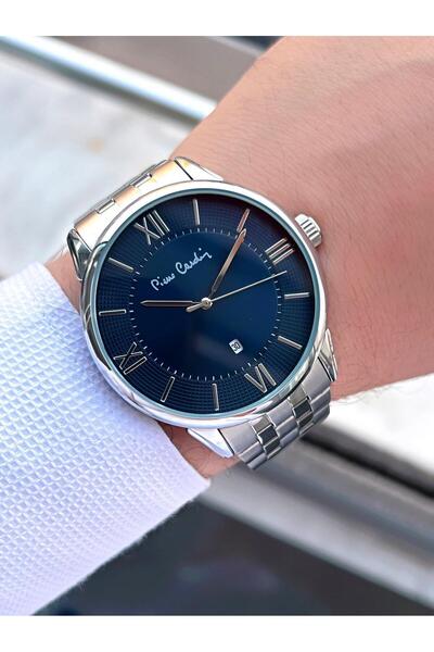 Pierre Cardin Çelik Kordon Takvimli Özel Kadran 3 Atm Suya Dayanıklı Erkek Kol Saati EPC.80091.106