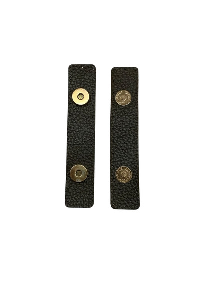 EleganTShoP Çanta Klipsi Deri Çiftli Mıknatıs 3*16 cm YML23