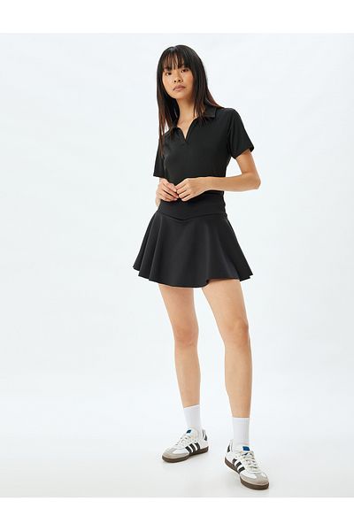 Koton Tricou sport slim cu mânecă scurtă cu gât polo