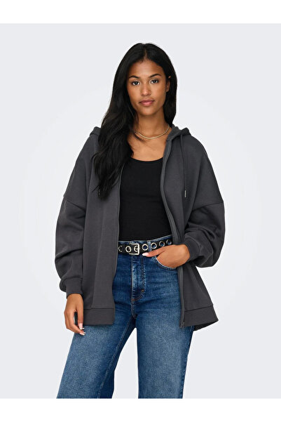 ONLY Women's Zippered Long Sweatshirt - 15335180