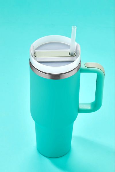 Cooker Thermos din oțel inoxidabil cu două straturi de 1,2 litri, capac cu paie, mâner ergonomic, design elegant