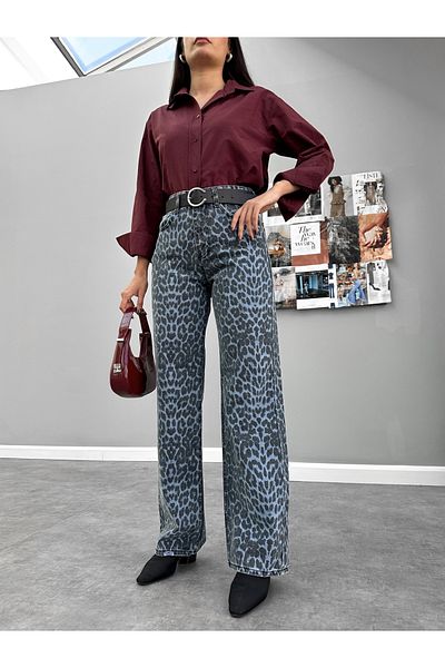 ESRAHELVACI Leu Pattern Straight Orj Jean