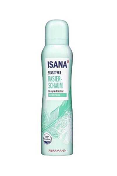 ROSSMANN Isana Tıraş Köpüğü Hassas CiltAloe Vera İçerikli 150 ml