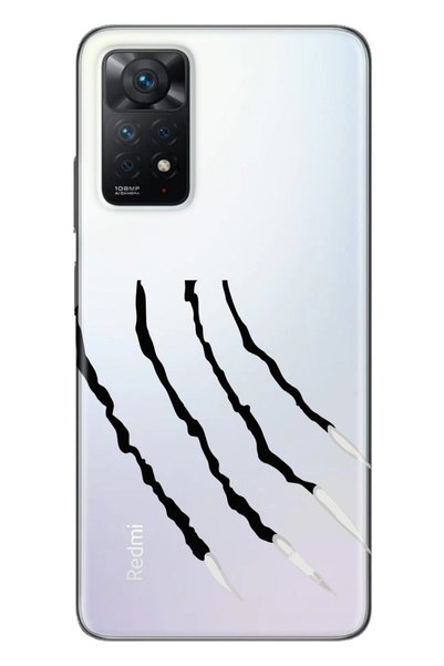 Cekuonline Xiaomi Redmi Note 11 Pro 5g Compatible Case 0.4mm Laser Cut Silico...