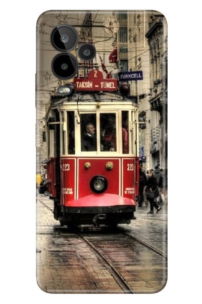 General Mobile Gm 24 Pro Compatible Case Silicone Patterned Full Protection Picture Cover İstiklal Taksim