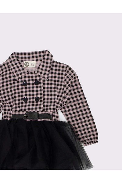 rg kidsstore Rochie și bentiță pentru copii din bumbac imprimat