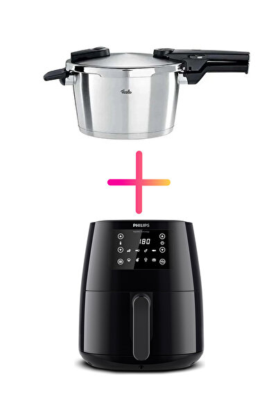 Philips Fissler Vitaquick Premium 4.5 Litre Philips  Large Airfry , Rapid Air...