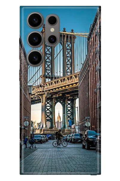 Cekuonline Samsung Galaxy S24 Ultra Compatible Case Silicone Patterned Illust...