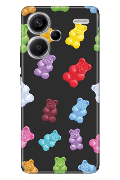 Cekuonline Xiaomi Redmi Note 13 Pro Plus 5g Compatible Case Silicone Illustra...