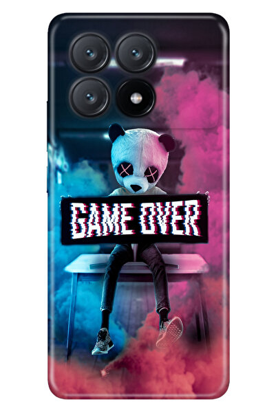 POCO X6 Pro 5G Uyumlu Kılıf Resimli Baskılı Nano Silikon Game Over