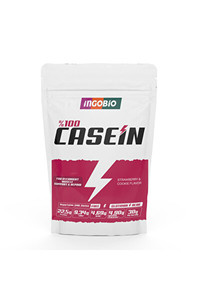 Ingobio Casein Çilek Ve Kurabiye Aromalı - 510g | 17 Servis