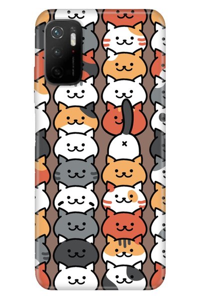Cekuonline Xiaomi Redmi Note 11Se Case Silicone Tioserisi the Thankless Cat