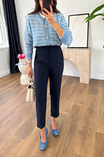 BİRCANÇİL ZR Lowa Lacivert Flatolu Pantolon