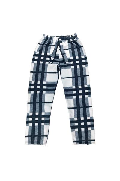 Tois Baby Women's Winter New Model Patterned Bottom Fleece Pajamas