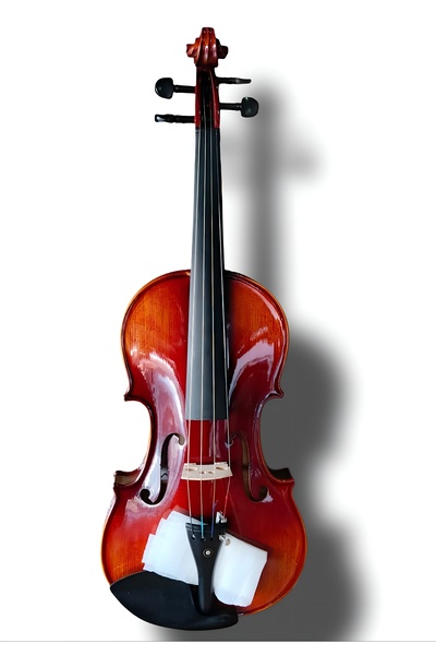 LE MANS 4/4 Le Mans Profesyonel Hareli Ağaç Keman Seti