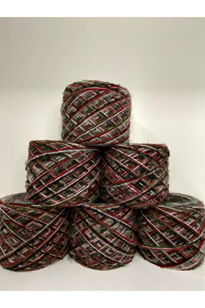 göçer Buchet Moheracrilic verde roșu cremă negru - 600gr