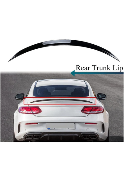 Harphour Mercedes C Serisi W205 Coupe (2015-2020) 2 Kapı Uyumlu Pianoblack Sp...