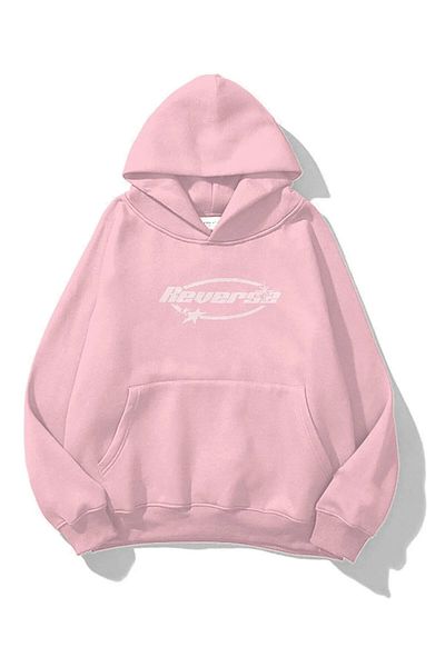 Gofeel Φούτερ Harajuku Unisex με στάμπα με πέτρα