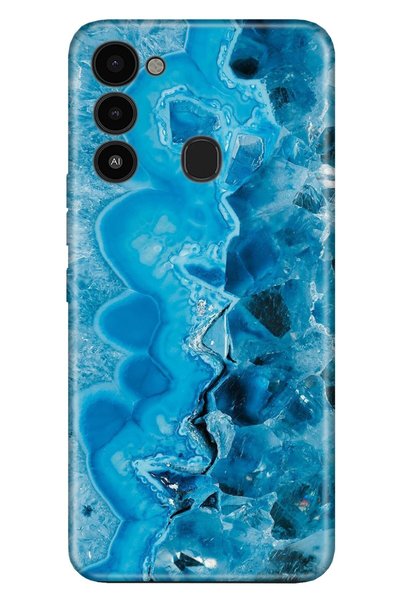TECNO Spark 8C Case Silicone Moderna Patterned Maldivian Amethyst